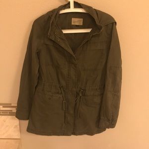 Green canvas jacket